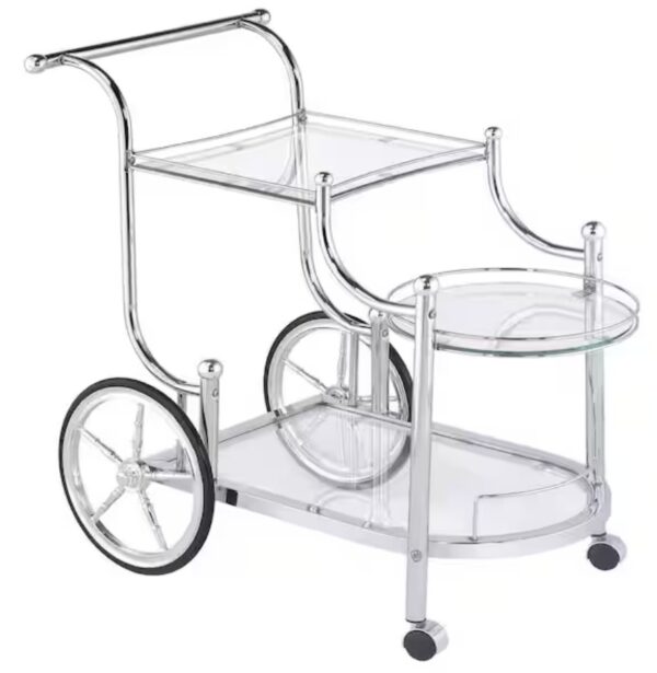 Chrome Bar Cart