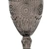 Vintage Style Pressed Glass Wine Goblet