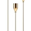 Set of 3 Gold Modern Taper Candle Holders
