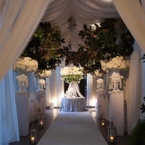 60" x 100' White Heavy Poly Runner