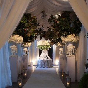 48" x 100' White Heavy Poly Runner