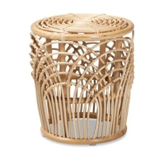 17.3'' Rattan Tall Frame End Table/Pedestal
