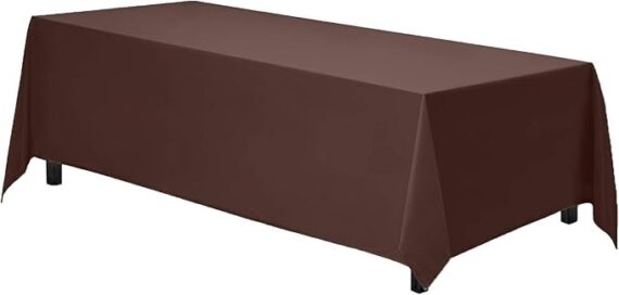 90X156 Chocolate Table Linen