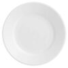 Bright White Rolled Rim Dessert Plate 7"