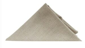 Premium Linen-Look Panama Weave 20"x20" Napkin - Beige