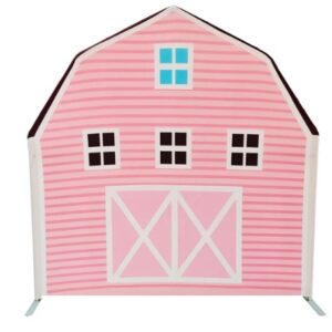 Pink Spandex Barn Backdrop