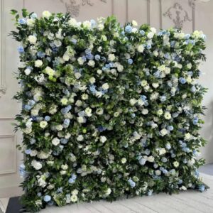 Luna 5D Blue Flower Wall