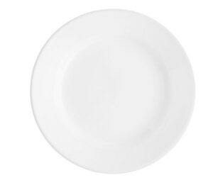 5.5" Bright White Butter Plate