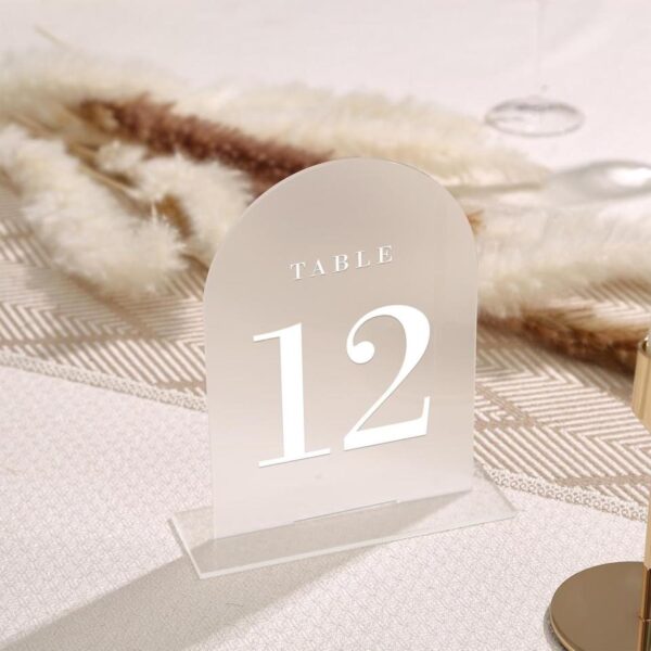 5x7 Acrylic Table Numbers