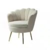 Jayden Velvet Side Chair-Beige
