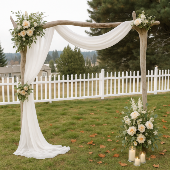 Driftwood Wedding Arch 6ft x 7ft