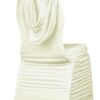 Swag Back Ruched Spandex Banquet Chair Cover