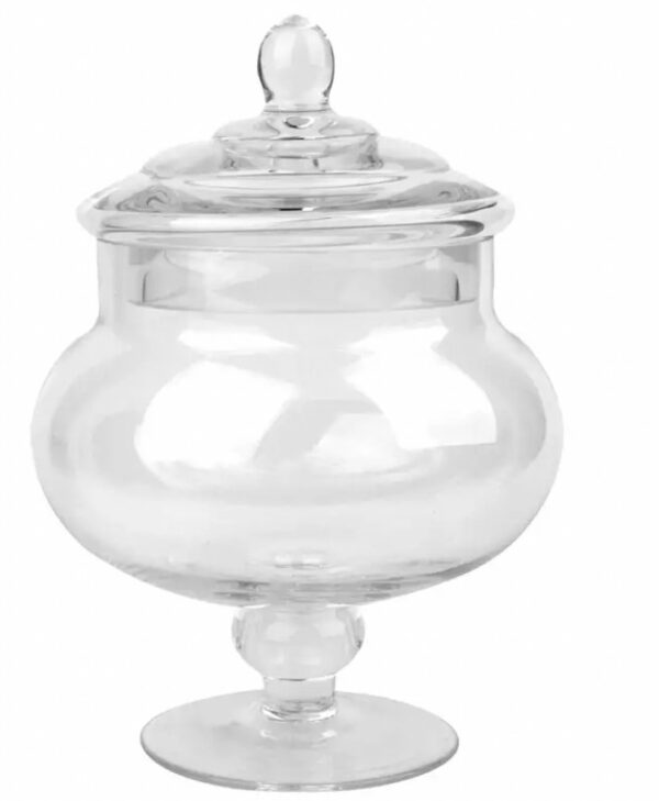 10" Glass Apothecary Jar