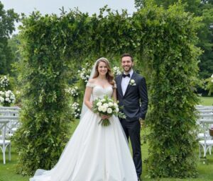 Mori Plush Greens Ceremony Arch