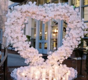 White Heart Proposal Arch
