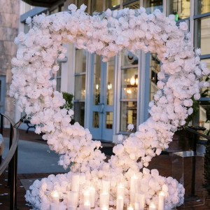 White Heart Proposal Arch