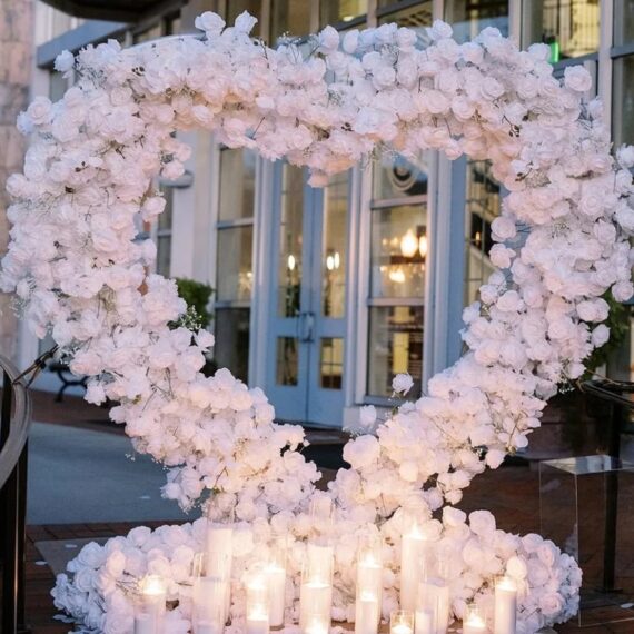 White Heart Proposal Arch