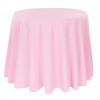 132" Pink Round Table Linen