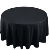 108" Black Table Linen