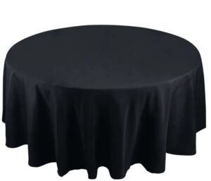 108" Black Table Linen