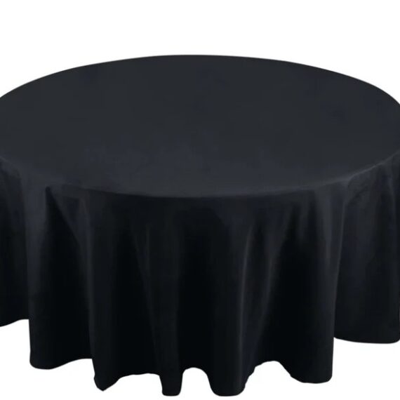 108" Black Table Linen
