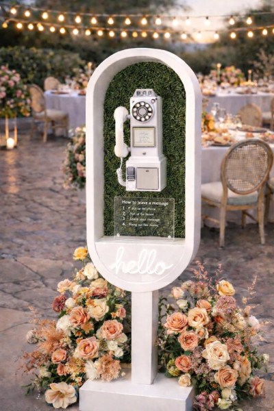 Luxe Audio Guestbook Payphone Booth