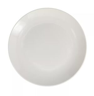 Ceramic White Glaze Salad Plate, 8-in.