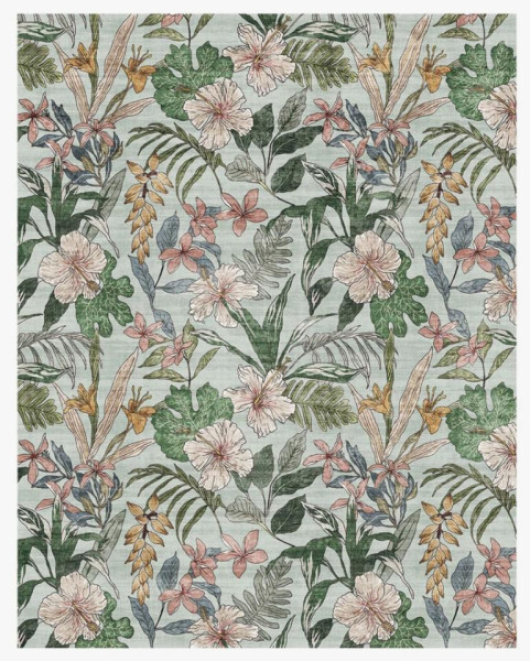 8x10 Floral Rug