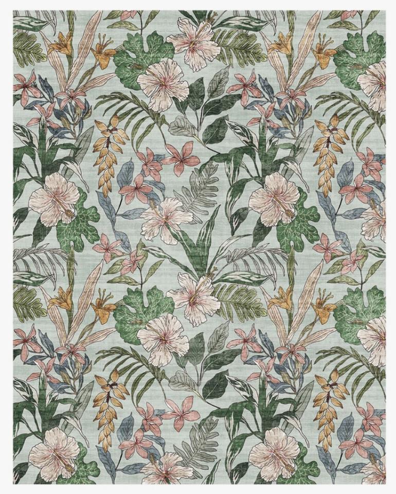 8x10 Floral Rug