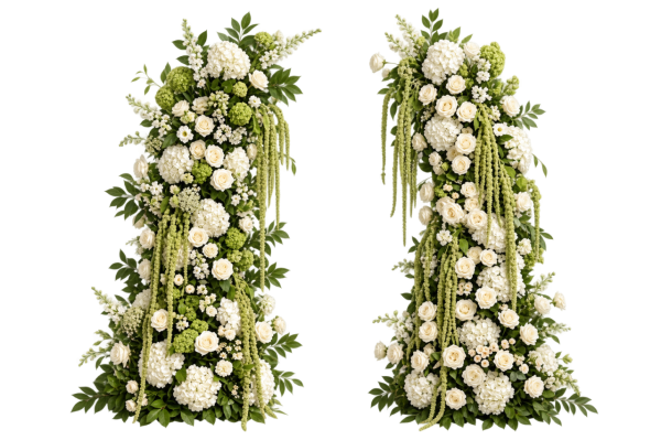 Ivory & Sage 2 Piece Ceremony Arch