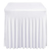 Pleat Spandex Table Linen 48"