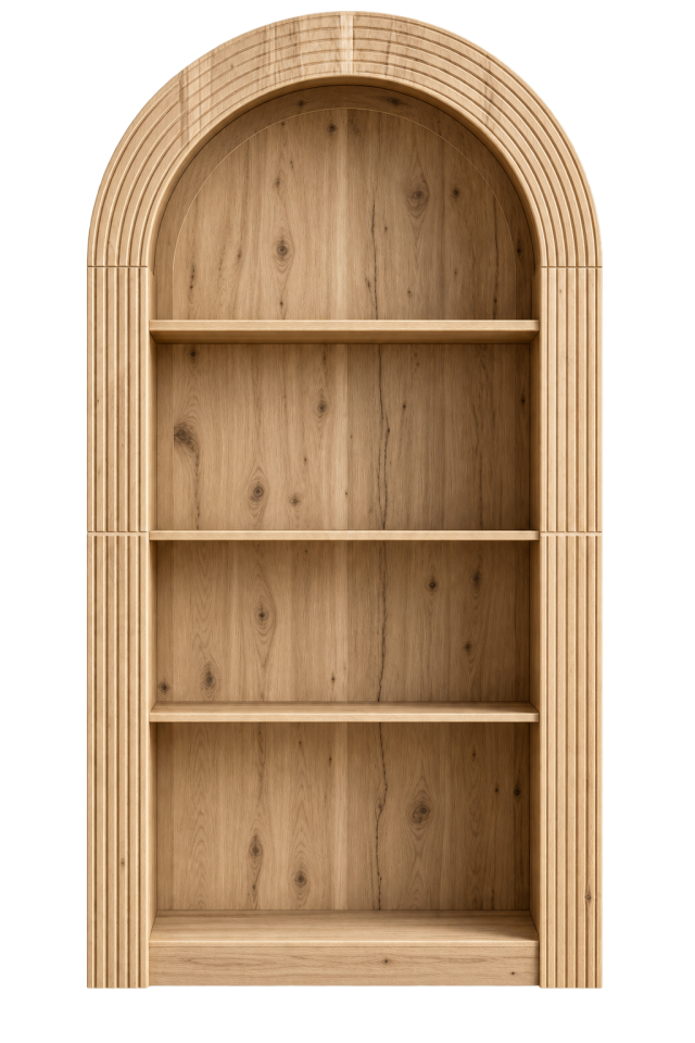 Arched Wood Back Bar